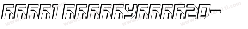REEJ1 BigYoungGB20字体转换